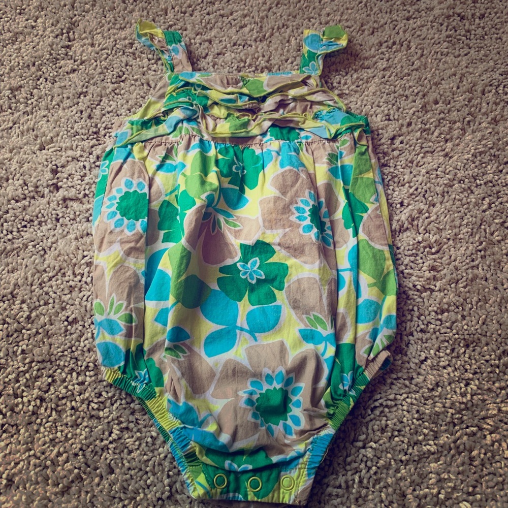 Carter's Baby Girls Floral Romper Size 24 Months